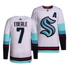 Seattle Kraken tröja Eberle 7 Adidas Jordan Vit Authentic - NHL Tröjor Herr